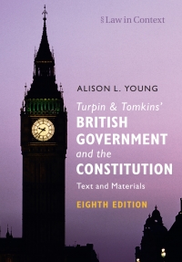 Turpin and Tomkins' British Government and the Constitution Ebook